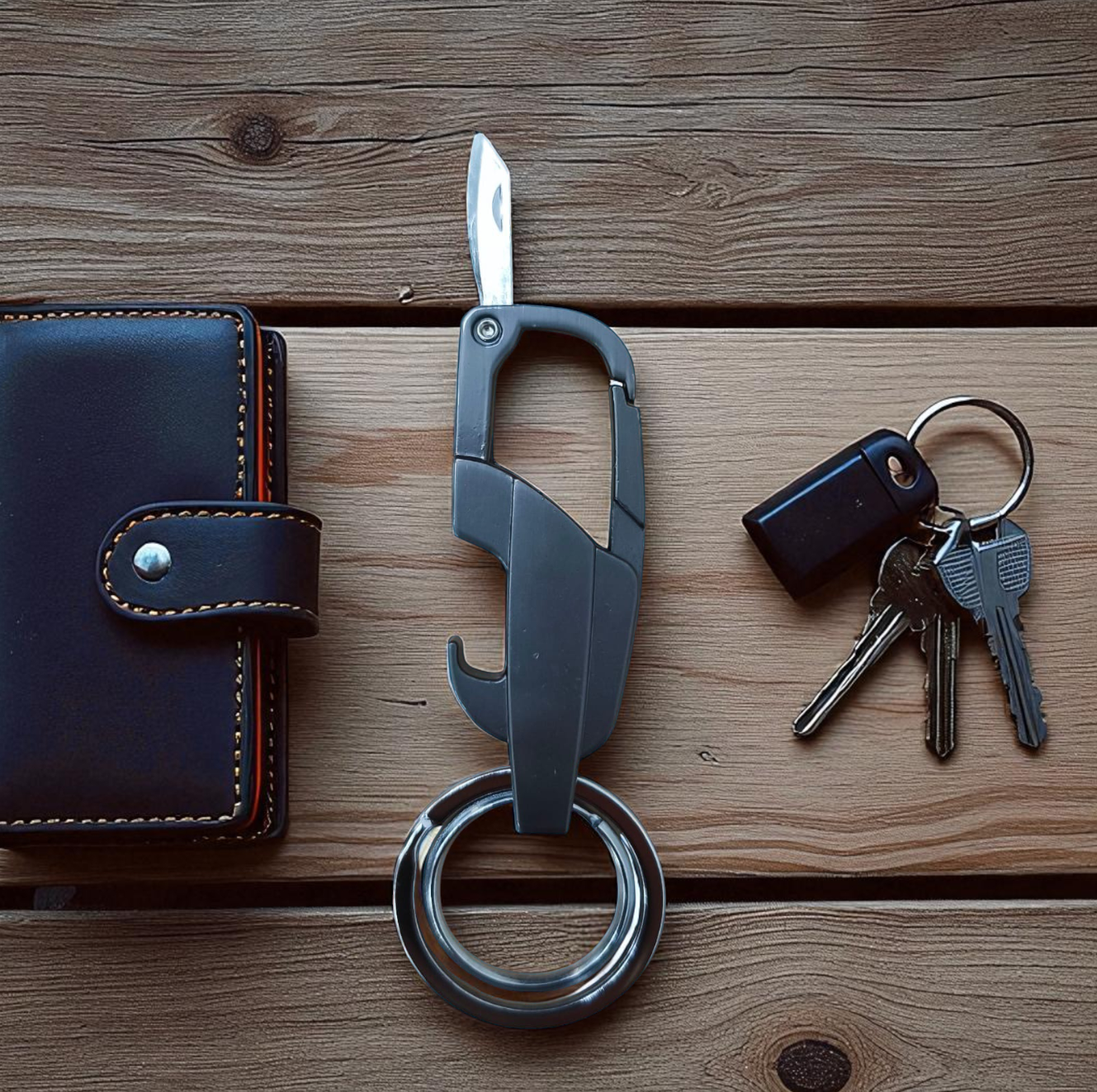 SINNYA Gantungan Kunci Karabiner Keychain Multifunctional Quickdraw - SN-27 Gambar produk SINNYA Gantungan Kunci Karabiner Keychain Multifunctional Quickdraw - SN-27