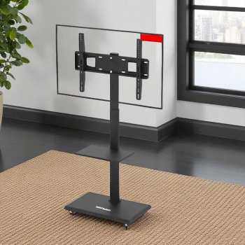 Gambar produk Taffware Bracket TV Floor Stand Wheel VESA 600 x 400 for 32-70 Inch TV - KM-1600B