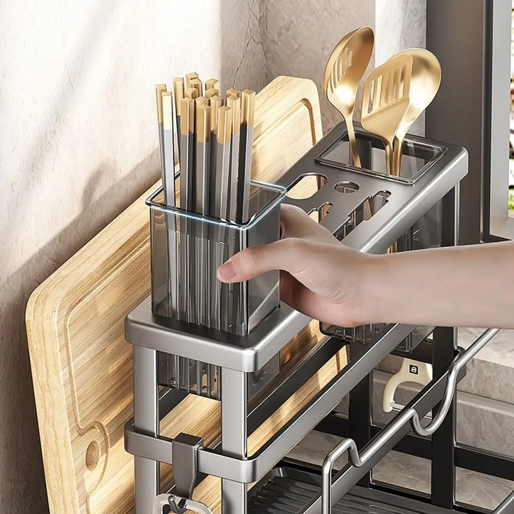 Gambar produk JoyHome Tempat Pisau Dapur Rak Penyimpanan Sendok Sumpit Organizer - JH-27