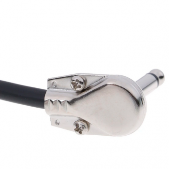 Gambar produk WORLDSTAGE Kabel Pedal Gitar L Shape Right Angle 6.35mm 15cm - CBC-31