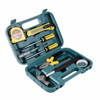 Gambar produk OnnFang Alat Set Perkakas Palu Tang Obeng Cutter Meteran 8in1 - YL-8009A