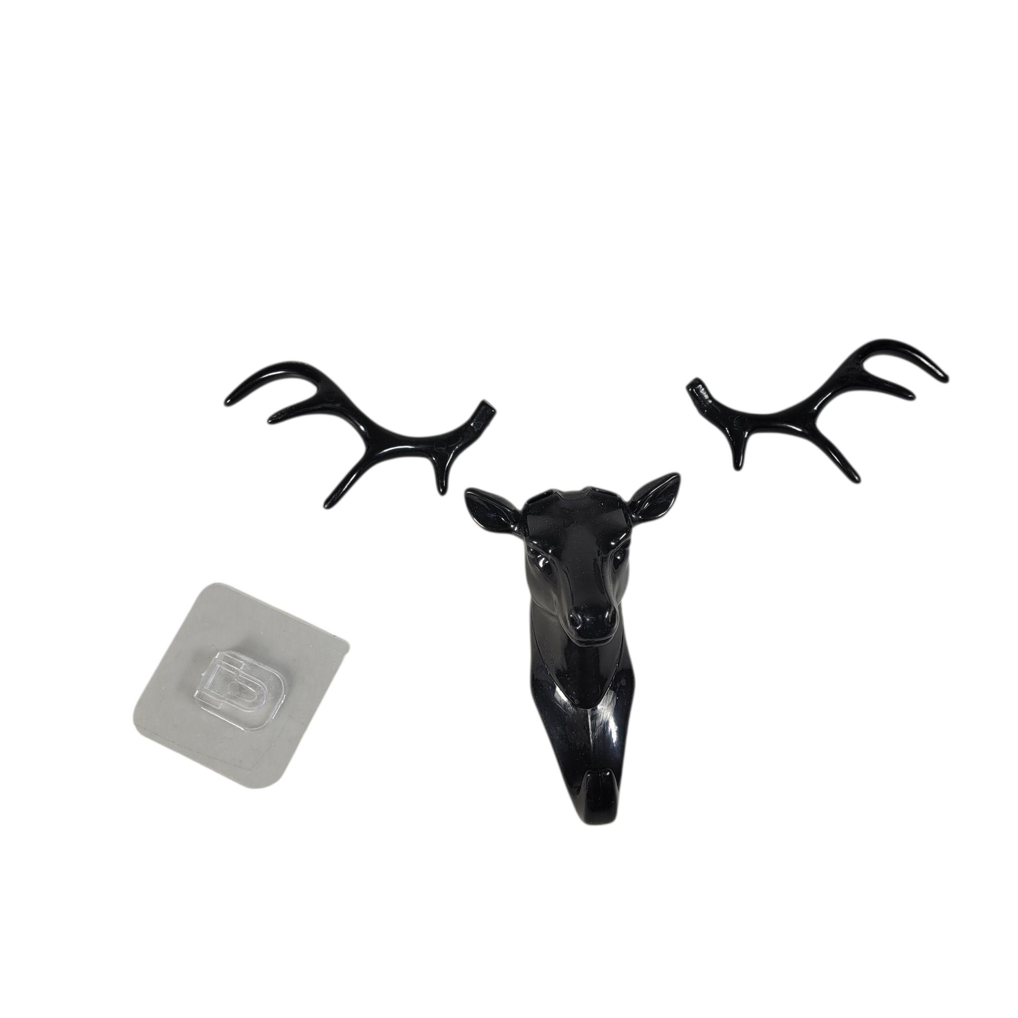 Gambar produk Gantungan Dinding Tempel Perekat Model Antlers Head - YQX3
