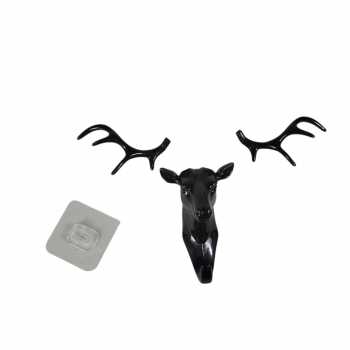 Gambar produk Gantungan Dinding Tempel Perekat Model Antlers Head - YQX3