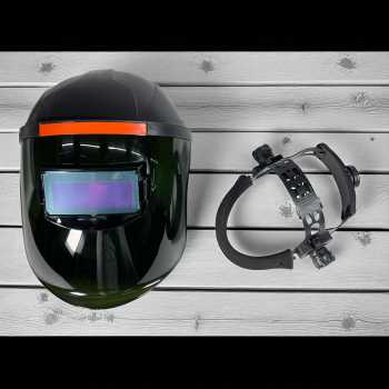 Gambar produk iRepairIt Helm Las Auto Dimming with Red Lens Transparent Welding Mask - IRI55T