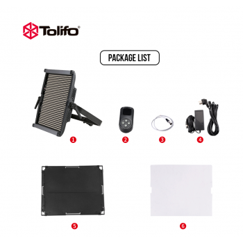 Gambar produk TOLIFO Lampu Kamera Foto Video Adjustable Studio LED 150W 15000LM - GK-S150B PRO