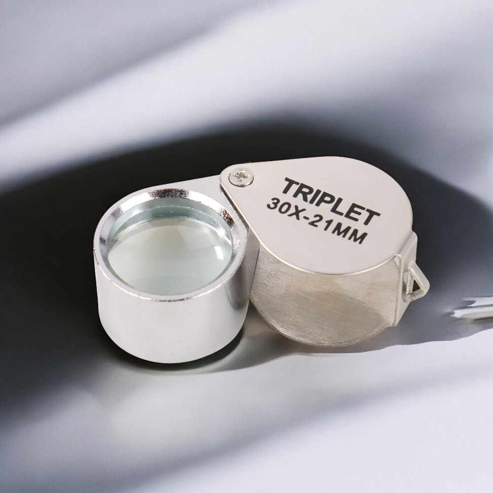 BSIDE Kaca Pembesar Handhled Magnifying Glass Lup Jewelers 21mm 30X - BS30 Gambar produk BSIDE Kaca Pembesar Handhled Magnifying Glass Lup Jewelers 21mm 30X - BS30