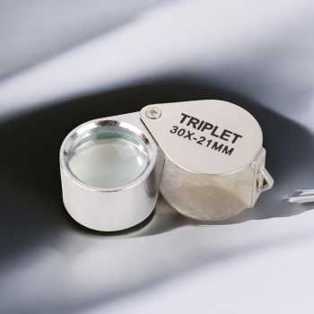 BSIDE Kaca Pembesar Handhled Magnifying Glass Lup Jewelers 21mm 30X - BS30 Gambar produk BSIDE Kaca Pembesar Handhled Magnifying Glass Lup Jewelers 21mm 30X - BS30