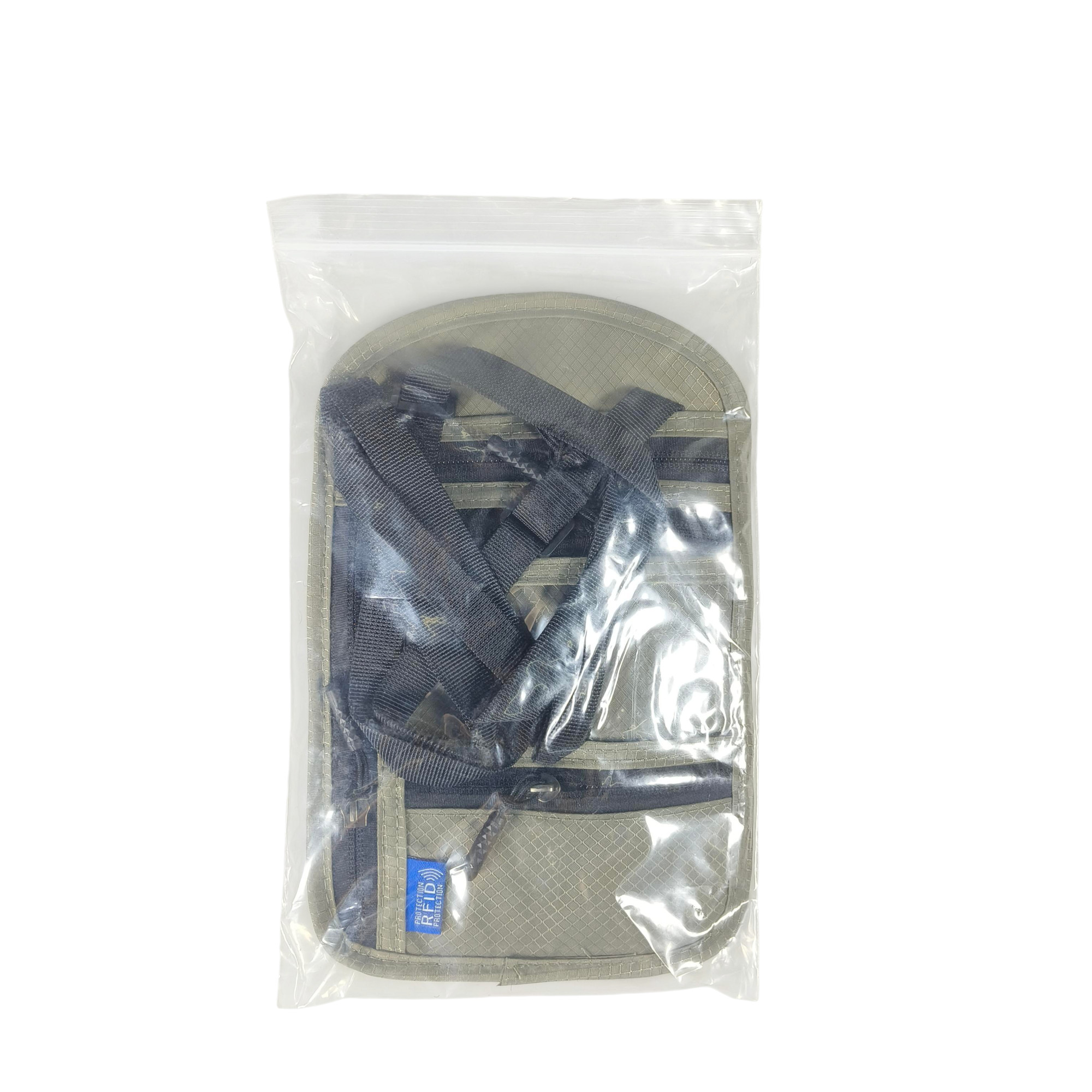 Gambar produk AKUZE Tas Dompet Paspor Holder Travel Neck Wallet RFID Blocking - AK15