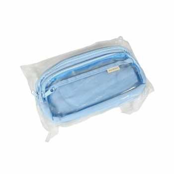 Gambar produk ZHIBIGE Tempat Pensil Multi Layer Pencil Case Compact Pouch Stationary - ZH21