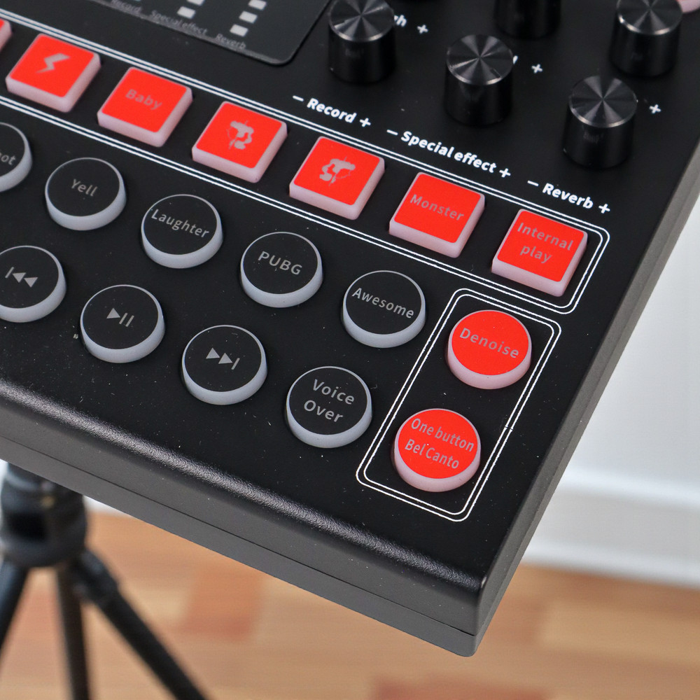 Gambar produk MOOER Mixer USB Sound Card Live Broadcast Bluetooth Special Effect - M9