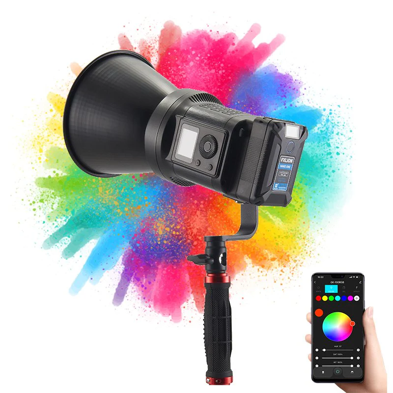 Gambar produk Tolifo Lampu Video LED Portabel RGB COB Video Light 135W 6500K - SK-135VR