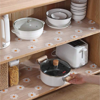 Gambar produk Daizy Alas Laci Lemari Anti Lembap Waterproof Cupboard Mat Shelf Liner 100x30cm - DZ057