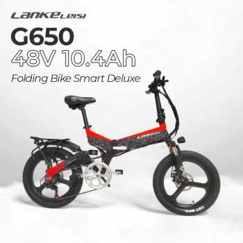 Lankeleisi Sepeda Listrik Lipat Folding Bike Smart Deluxe 48V 10.4Ah - G650
