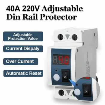 INAR Adjustable Current Limiter Digital Pembatas Arus Listrik 40A 220V - IN914