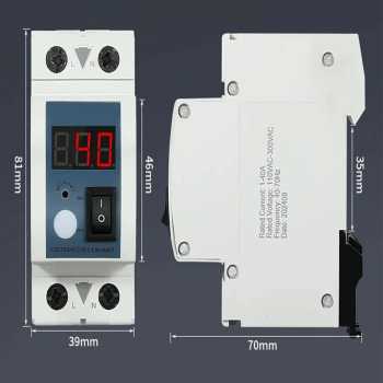 Gambar produk INAR Adjustable Current Limiter Digital Pembatas Arus Listrik 40A 220V - IN914