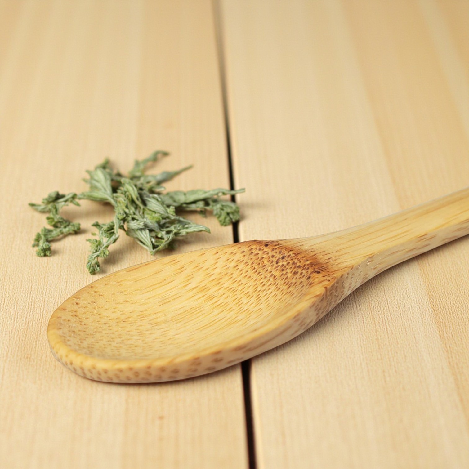 Gambar produk One Two Cups Sendok Teh Jepang Matcha Tool Natural Bamboo Honey Spoon - SS0085