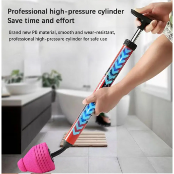 Gambar produk NUSIMBA Alat Pompa Sedot WC Toilet Unblock Plunger High Pressure - NU23