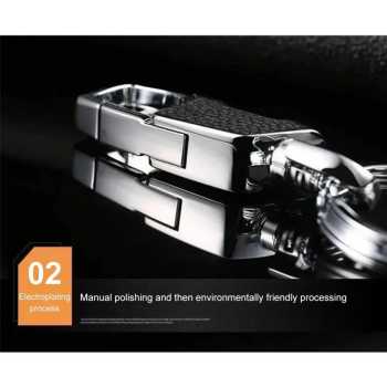 Gambar produk SINNYA Karabiner Gantungan Kunci Zinc Alloy Double Ring Carabiner - SN-25