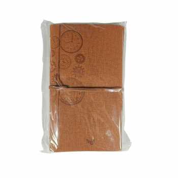 Gambar produk Toddi Buku Jurnal Binder Leather Notebook A6 160 Page Grid Blank Line - T680