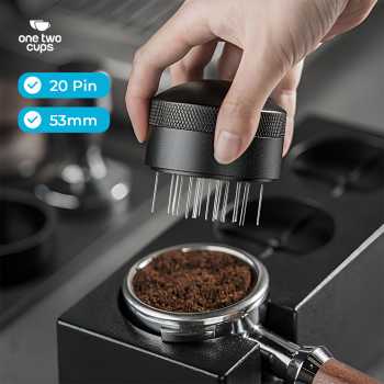 Gambar produk One Two Cups Jarum Kopi Espresso 20 Pin Needle Distribution Tool 53mm - ZH-6