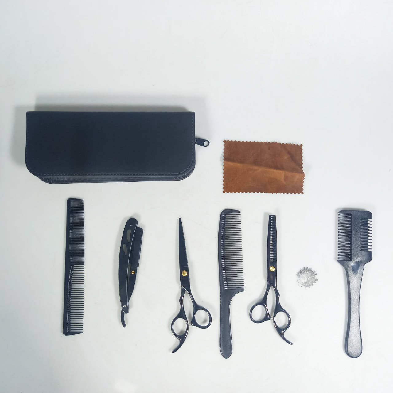 Gambar produk VP Set Gunting Rambut Salon 7in1 Buffing Stainlees Steel 4Cr13 - VP678