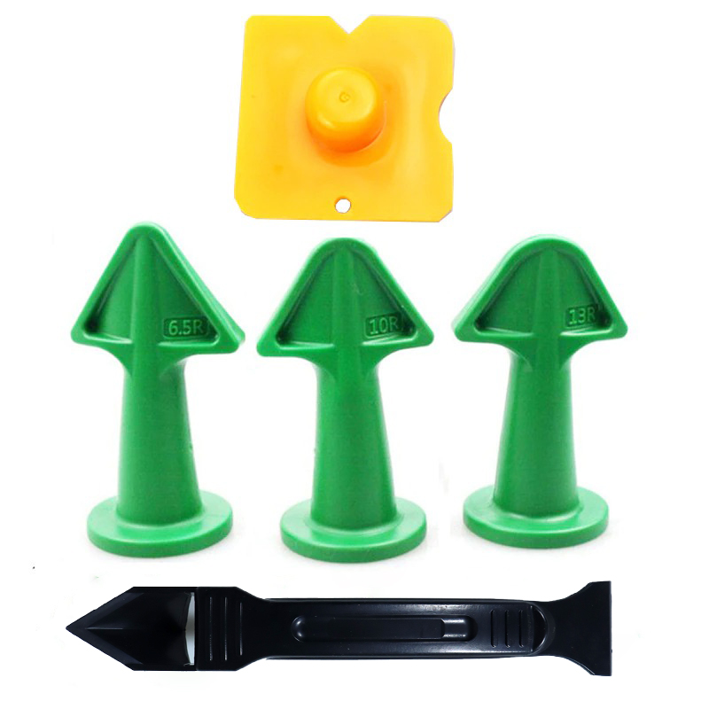 Gambar produk HGHOMEART Set Nozzle Kepala Lem Ubin Caulking Finisher - HG2598