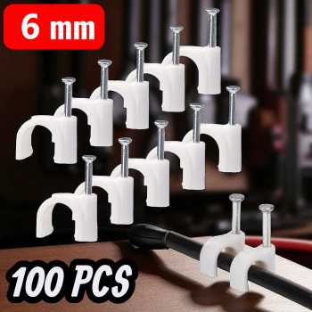 YUEQING Klip Kabel Cable Clip Round Wire Management with Box - YQ802