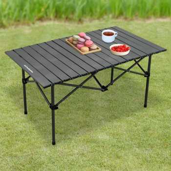 Gambar produk TaffSPORT Meja Lipat Piknik Portable Foldable Camping Table with Bag 95x55x50cm - AF59