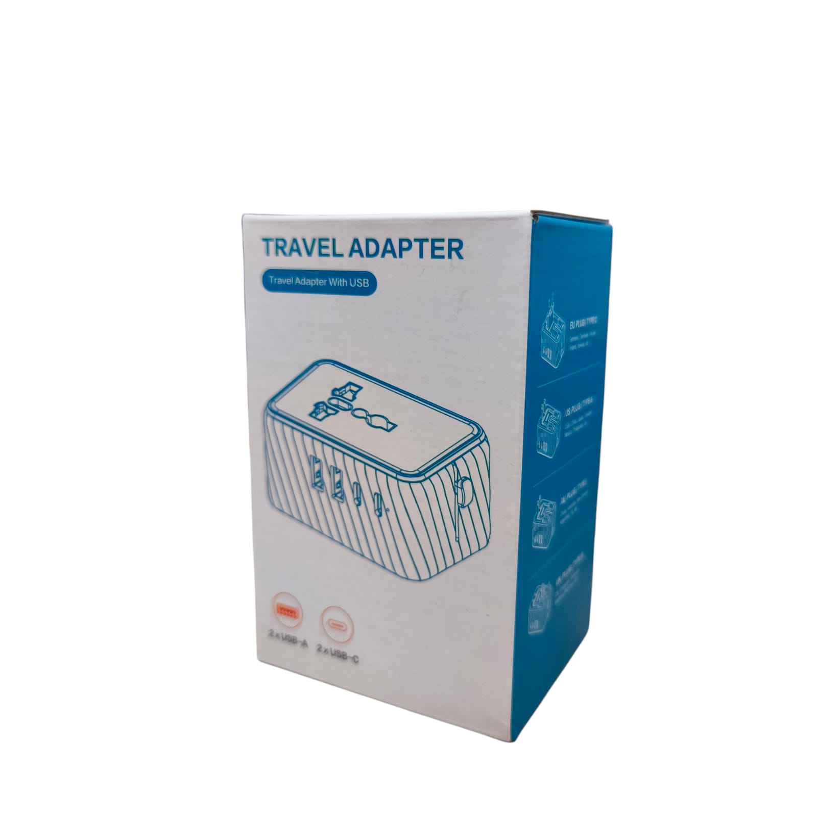 Lesse Universal Travel Adaptor Multi Port USB Type C UK EU USA 3.4A - INU167 Gambar produk Lesse Universal Travel Adaptor Multi Port USB Type C UK EU USA 3.4A - INU167