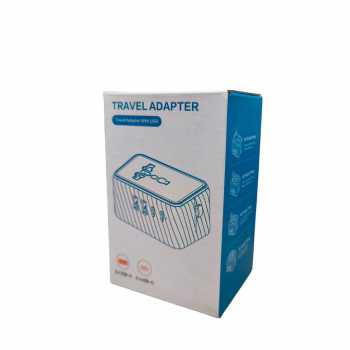 Lesse Universal Travel Adaptor Multi Port USB Type C UK EU USA 3.4A - INU167 Gambar produk Lesse Universal Travel Adaptor Multi Port USB Type C UK EU USA 3.4A - INU167