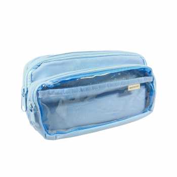 Gambar produk ZHIBIGE Tempat Pensil Multi Layer Pencil Case Compact Pouch Stationary - ZH21