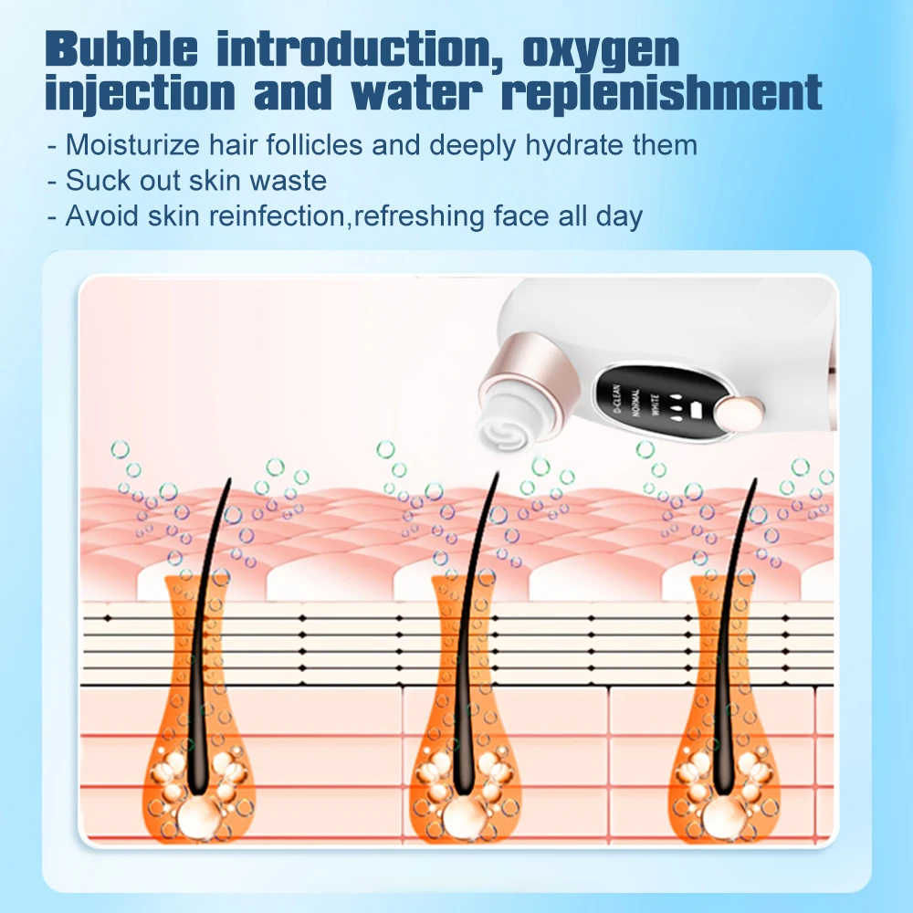 Gambar produk Agdoad Alat Penyedot Komedo Elektrik Facial Pore Vacuum 6 Heads - AD086