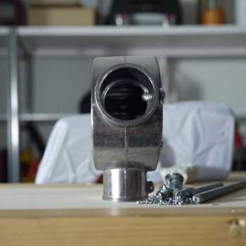 Gambar produk DPI Kotak Sambungan Pipa Kabel Listrik 2 Way Box Conduit Fitting 20mm - D-20