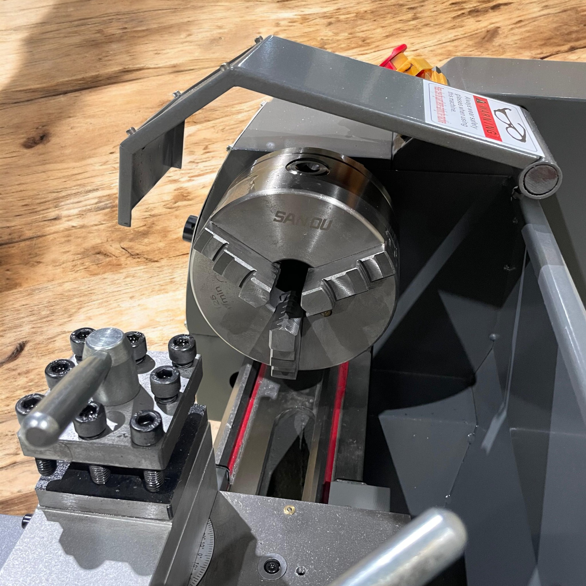 Gambar produk FUSIKAYA Mesin Bubut Mini Lathe Bench High-Power Brushless 1100W 400mm - MX-210V