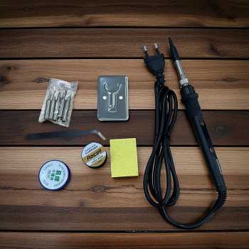 Gambar produk Taffware Solder Listrik Digital LCD Adjustable Temp Soldering 80W Set Solder Aksesoris - 908V