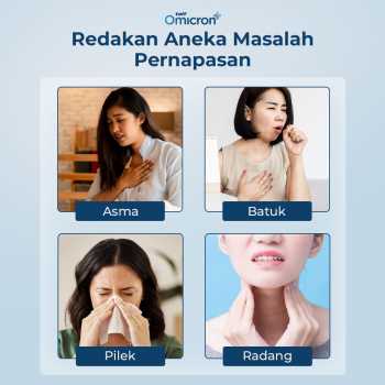 Gambar produk TaffOmicron Alat Terapi Pernapasan Compressor Nebulizer Inhaler - JSL-W310