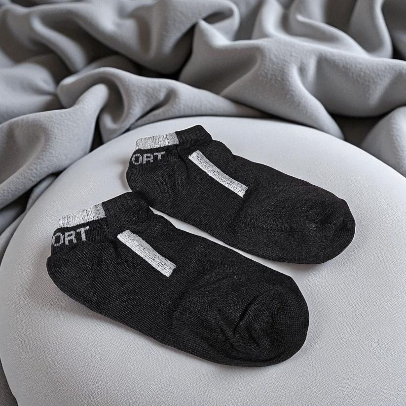 Gambar produk LKWDer Kaos Kaki Ankle Olahraga Anti Bacteria Sock Pria 5 Pasang 43-48 - LK4