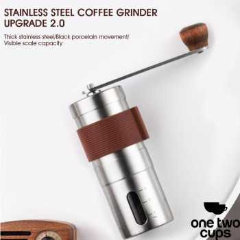 Gambar produk One Two Cups Alat Penggiling Kopi Manual Coffee Grinder Adjustable - ZX-A65