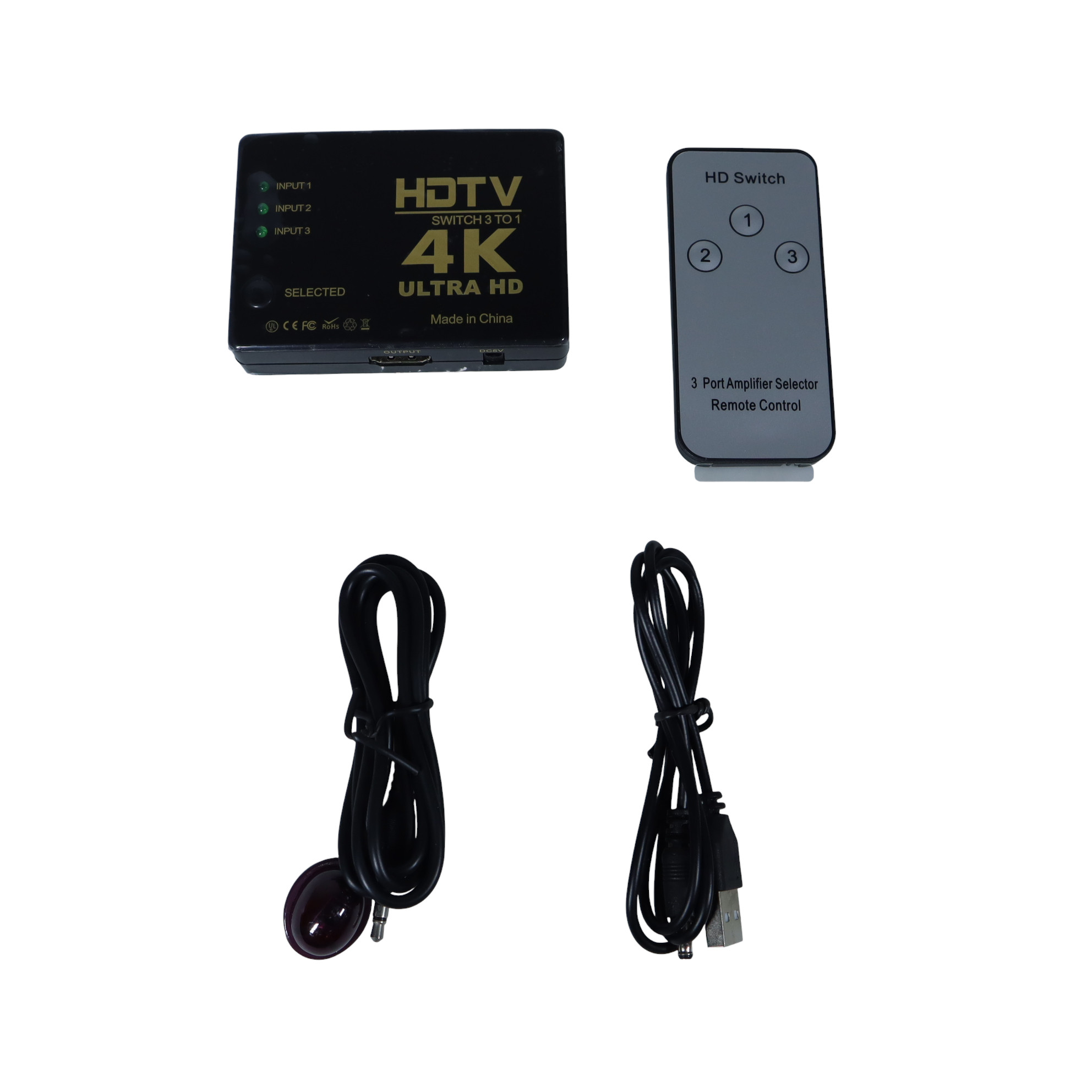 Gambar produk ROBOTSKY HDMI Switcher 3 Port 4K x 2K Ultra HD - SY-301