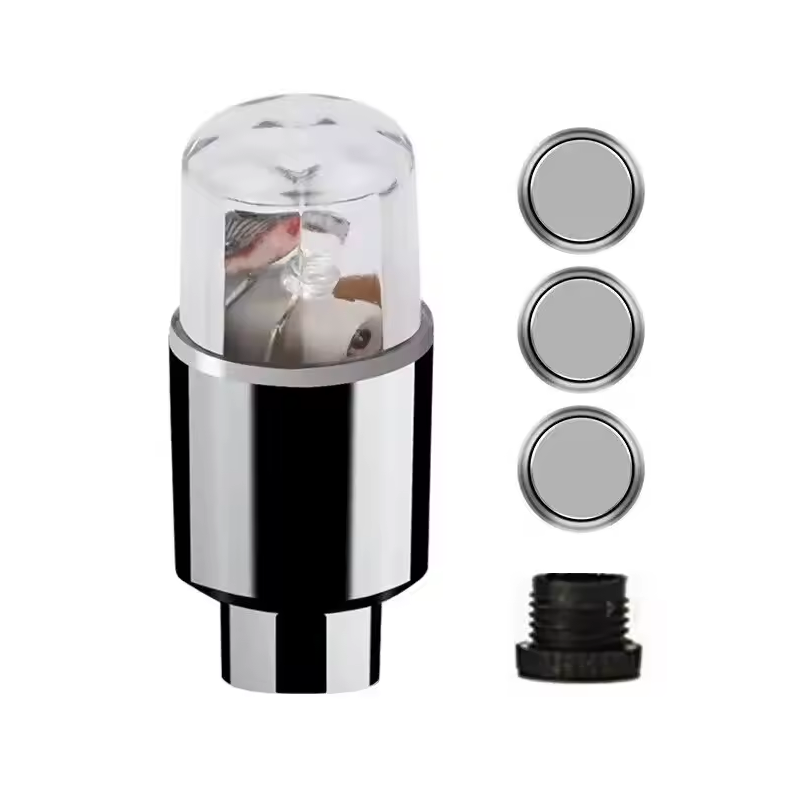 Gambar produk Fieflys Pentil Ban Motor Mobil LED Tire Air Valve Cap Lights 4PCS - AG11