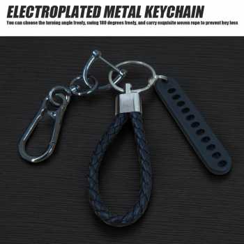 FMA Anti-Lost Keychain with Phone Number Card and Horseshoe Buckle - FM-8S