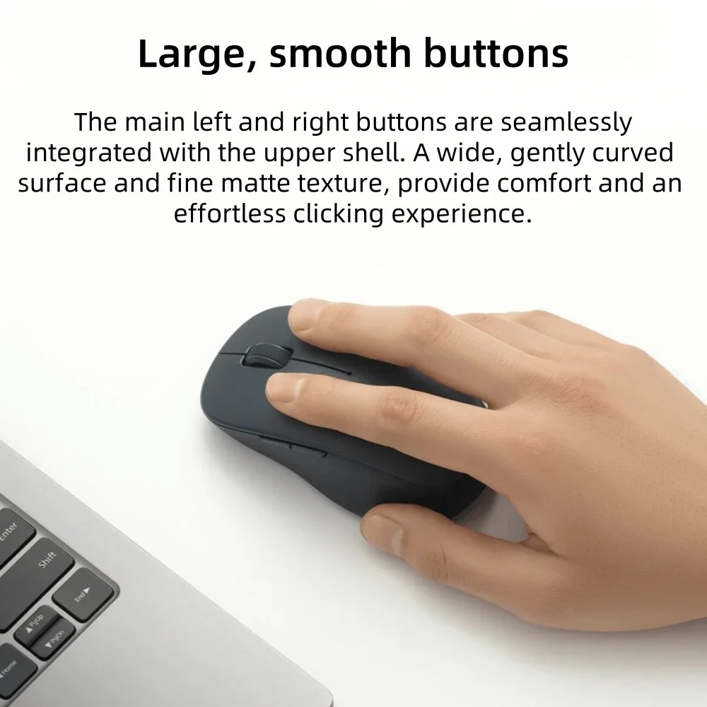 Gambar produk Xiaomi Mouse Wireless Dual Mode Bluetooth 2.4GHz Silent Click - XMSMSB01YM