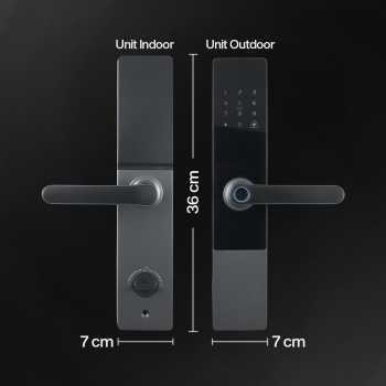 MAISUSTY Smart Door Lock TTLock App Fingerprint Password Card - G3F Gambar produk MAISUSTY Smart Door Lock TTLock App Fingerprint Password Card - G3F