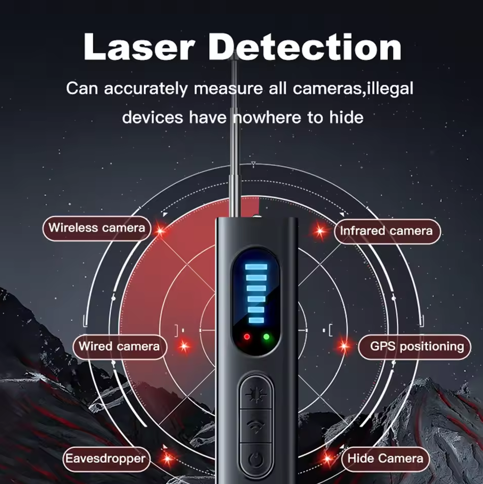 Gambar produk YiFanHeRong Camera Detector GPS Signal Infrared Scanner 5 Level 150mAh - T15