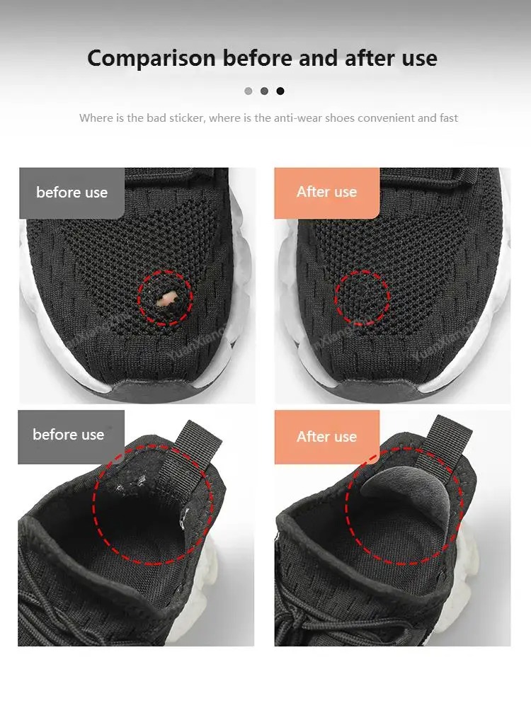 Gambar produk FUADA Stiker Tambal Sepatu Alas Kaki Repair Patch Insole Shoes 4 PCS - SS4412