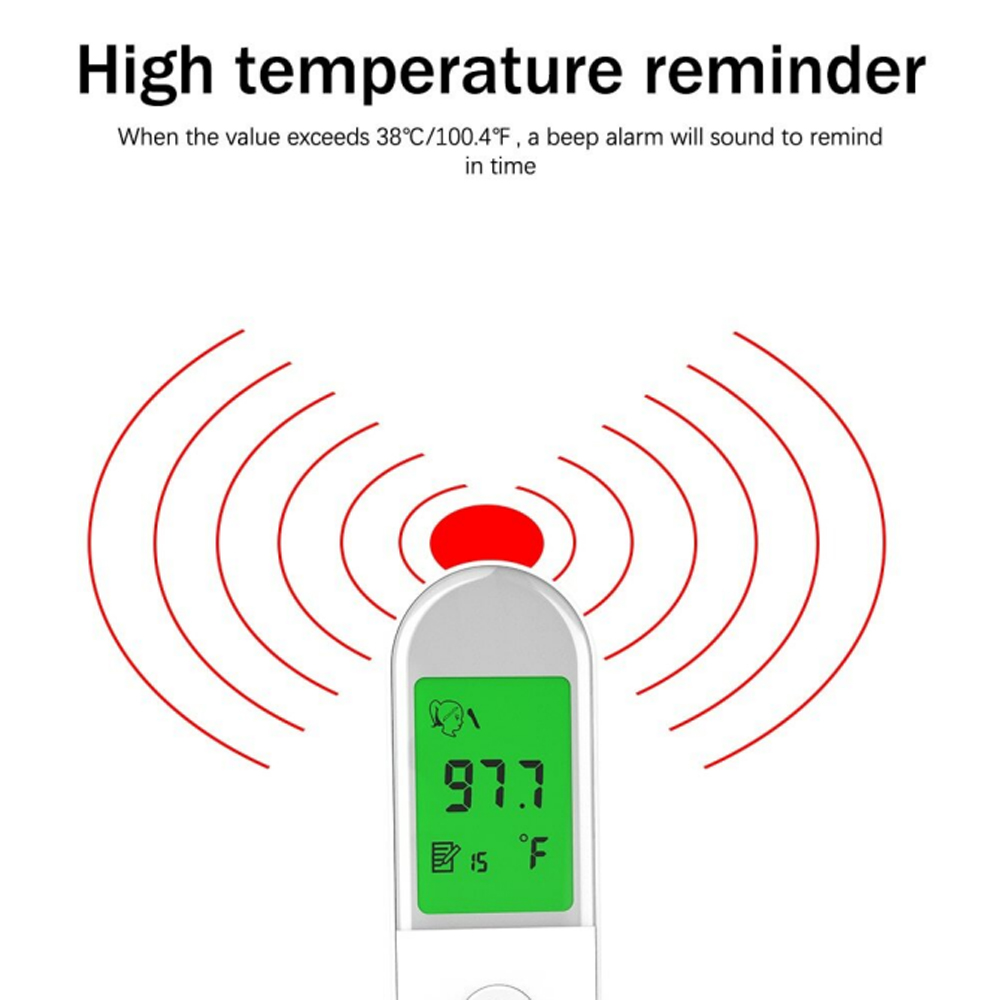 Gambar produk Yonker Termometer Suhu Badan Digital Thermogun Infrared Memory - YK-IRT4