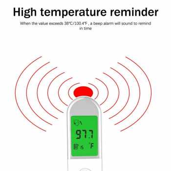 Gambar produk Yonker Termometer Suhu Badan Digital Thermogun Infrared Memory - YK-IRT4