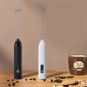 Gambar produk YUTAO Hand Mixer Mini Pengocok Telur Milk Frother 400mAh with Glass - SME-01