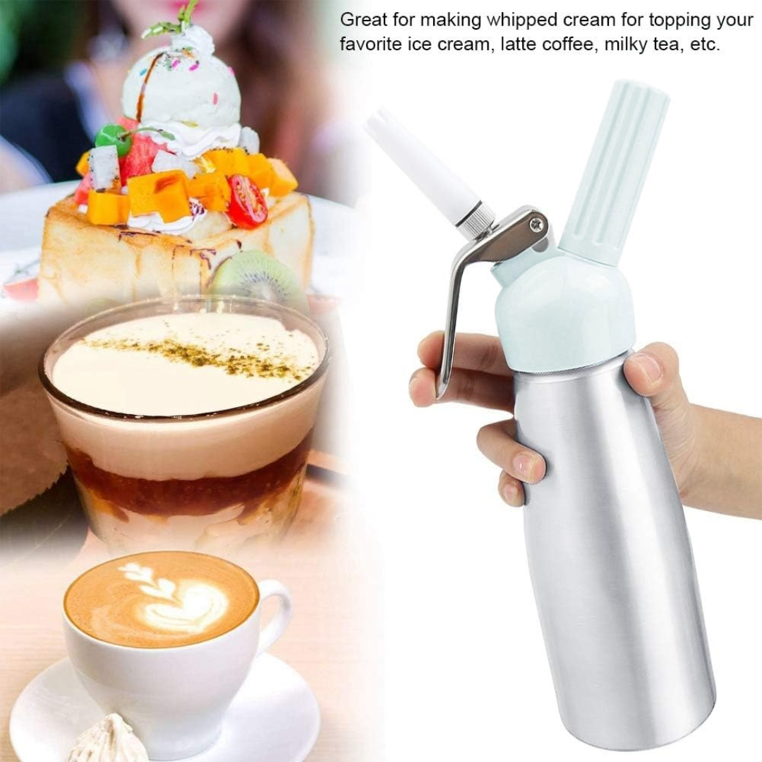 Gambar produk Januel Dispenser Whipped Cream Whipper Dekorasi Kue Aluminium 500ml - Jn14