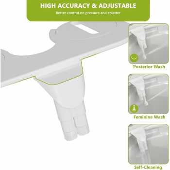 Gambar produk Samodra Semprotan Kloset Duduk Shower Bidet 2 Hole 2 Mode Right Hand - SM-2
